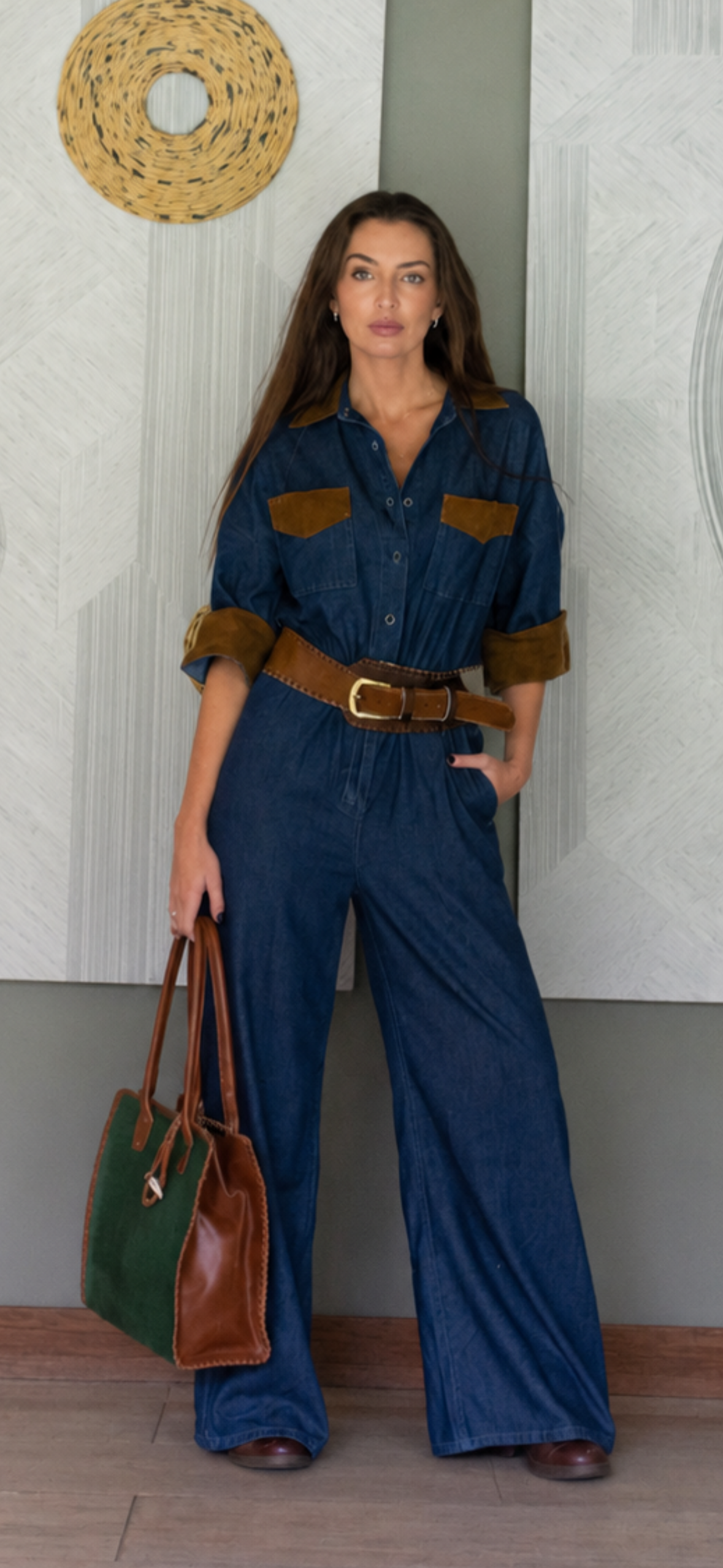 Enterito Denim 100 mezclilla