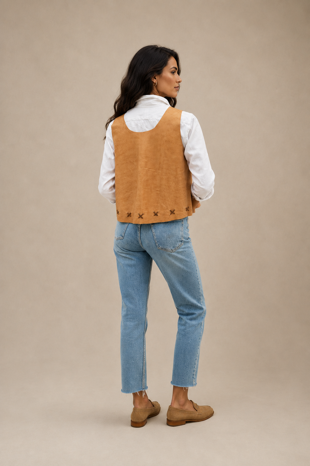 Top Cuero / Gamuza Amalia