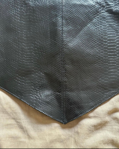 Gilet Cuero Snake Carola