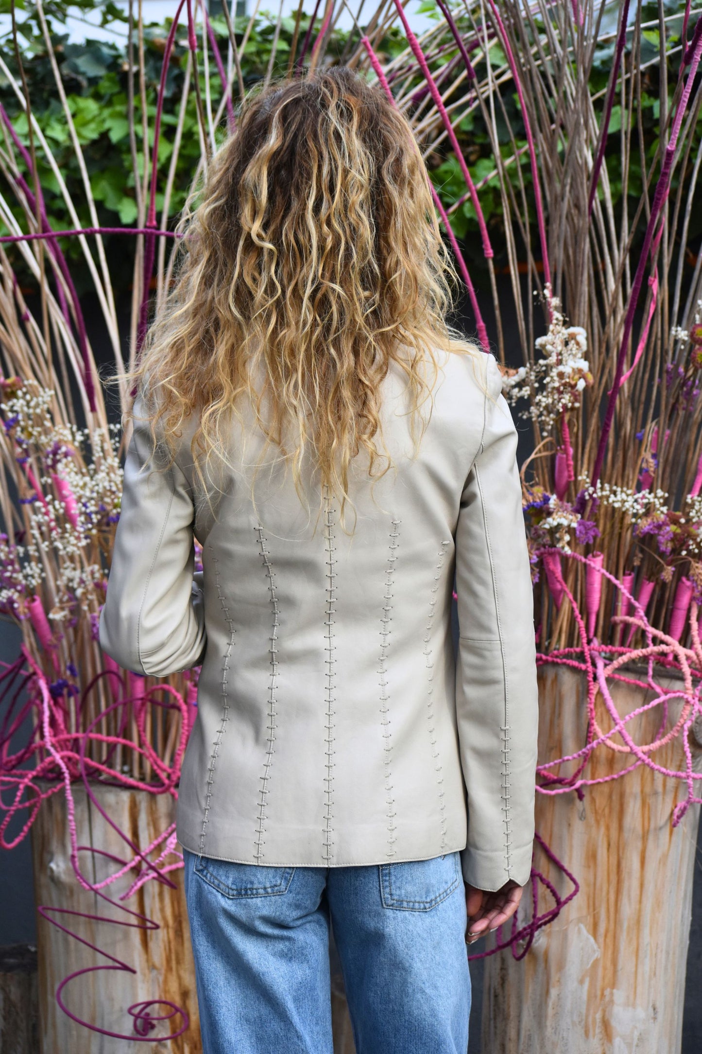 Chaqueta cuero Camelia
