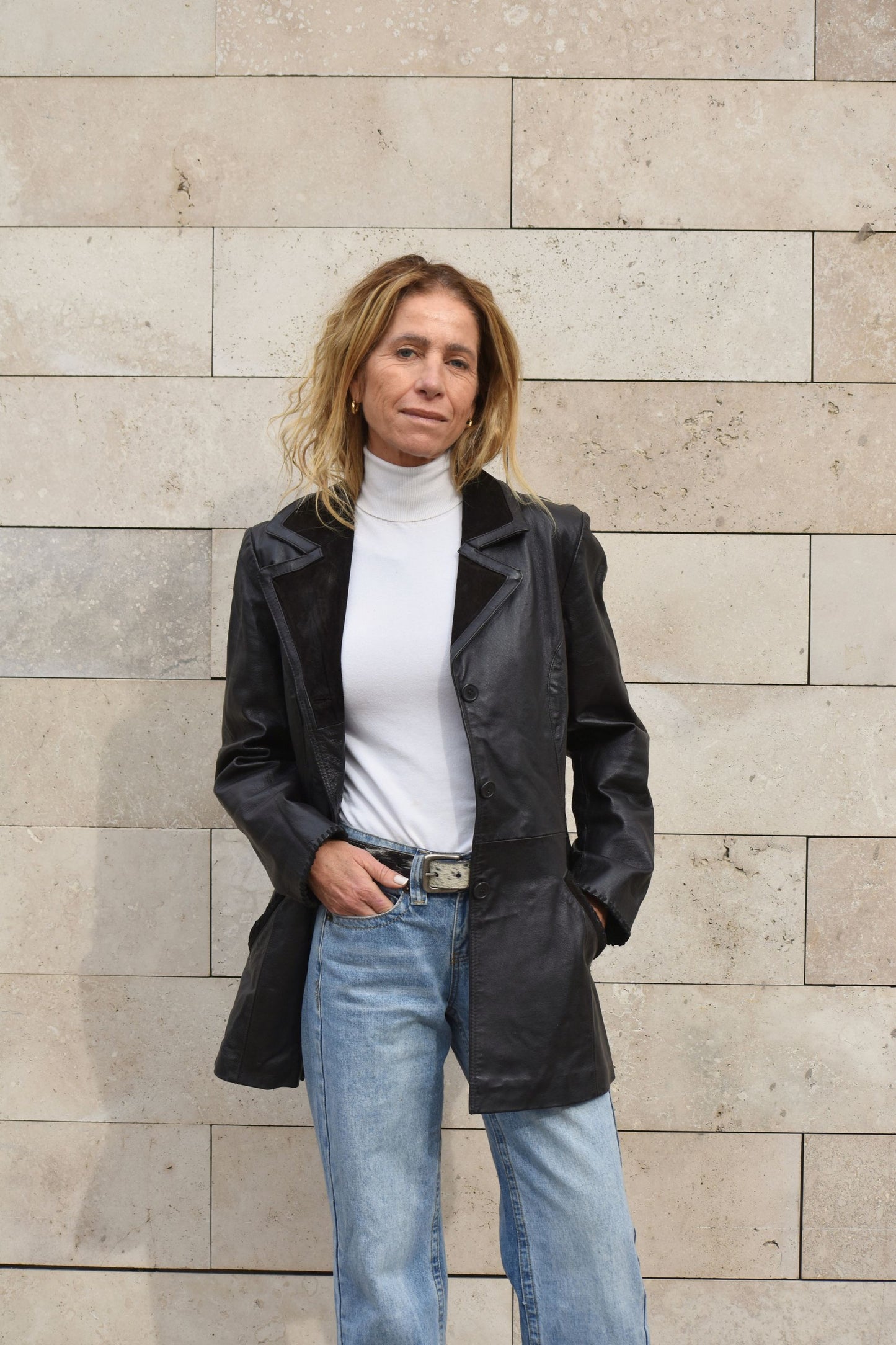 Chaqueta cuero Sofía