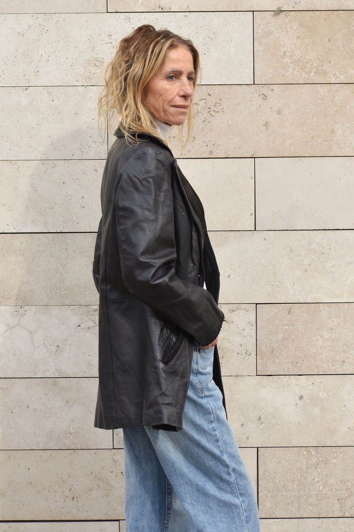 Chaqueta cuero Sofía