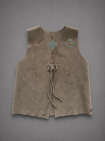 Chaqueta de gamuza verde Antu - Paula Márquez