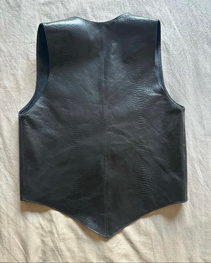 Gilet Cuero Snake Carola