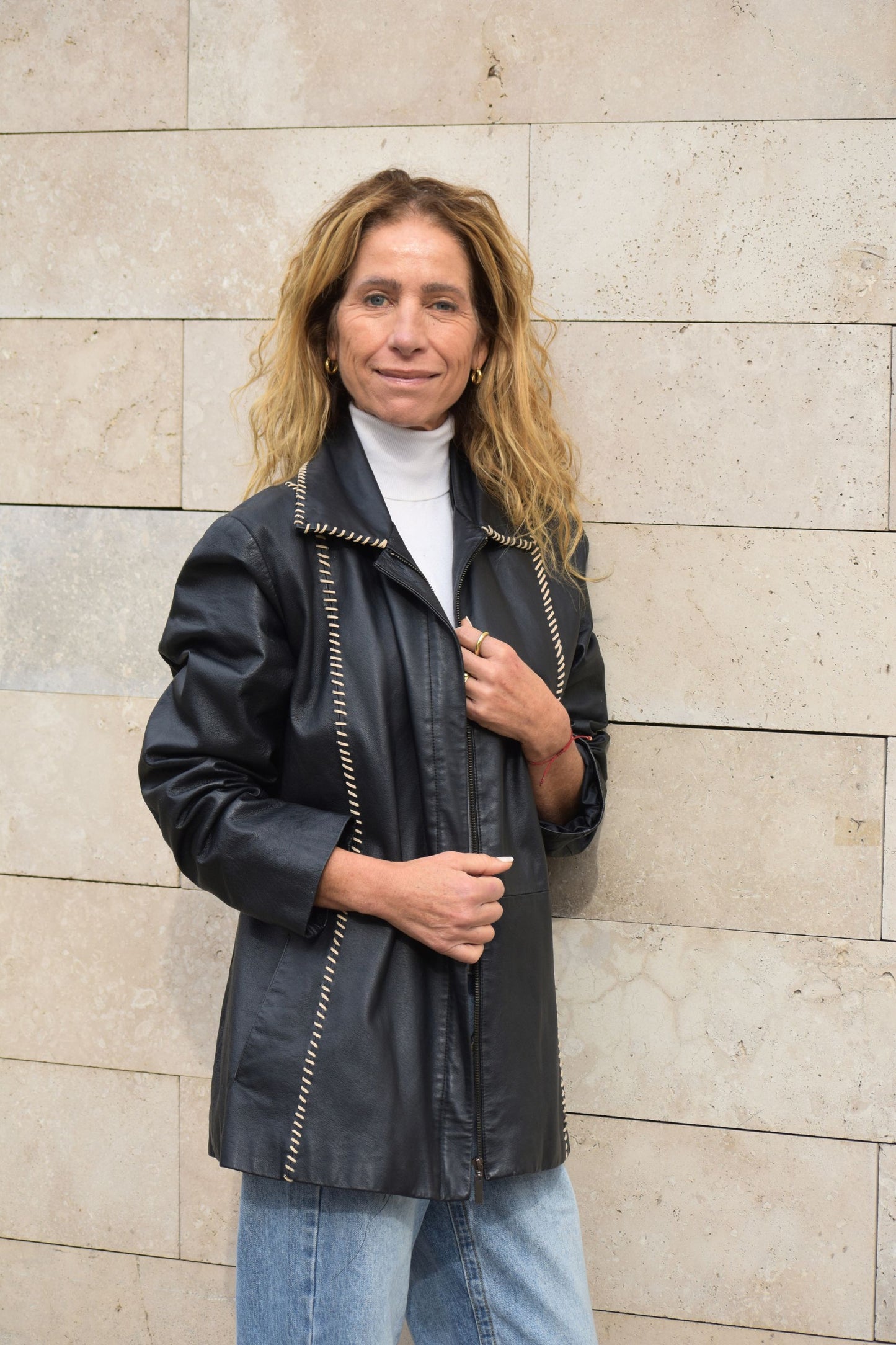 Chaqueta cuero Adela
