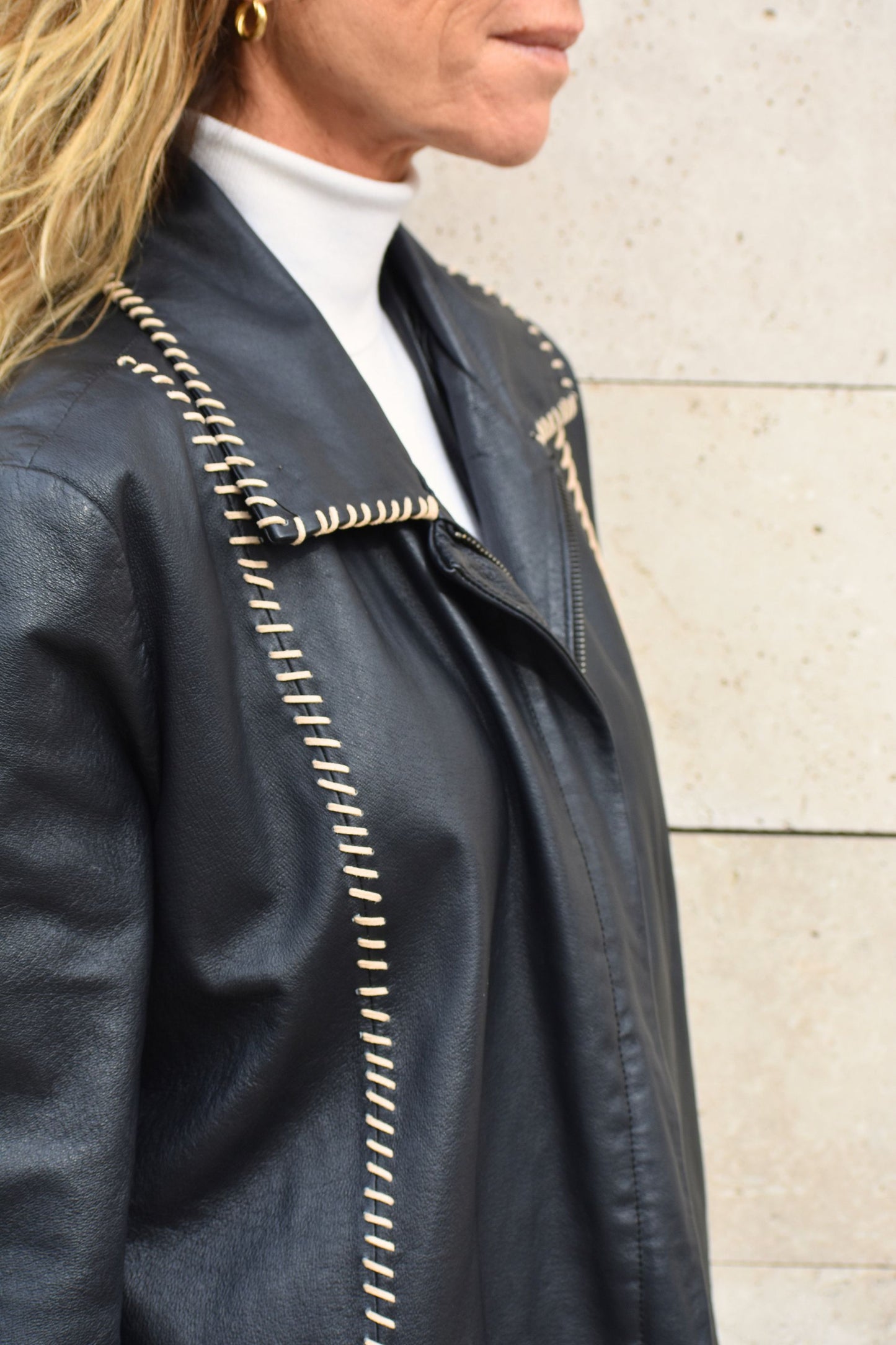 Chaqueta cuero Adela