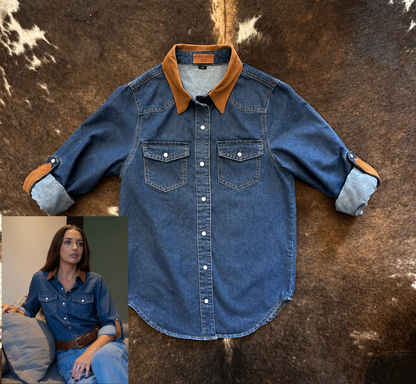 Blusa Florencia Denim 102 - Paula Márquez