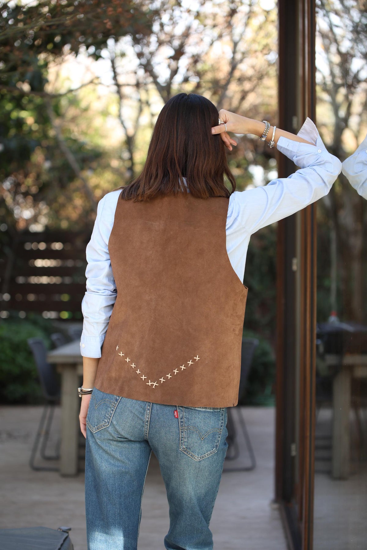 Chaqueta Beli en Gamuza o Cuero