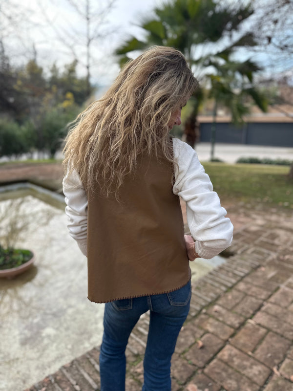 Chaqueta Beli en Gamuza o Cuero