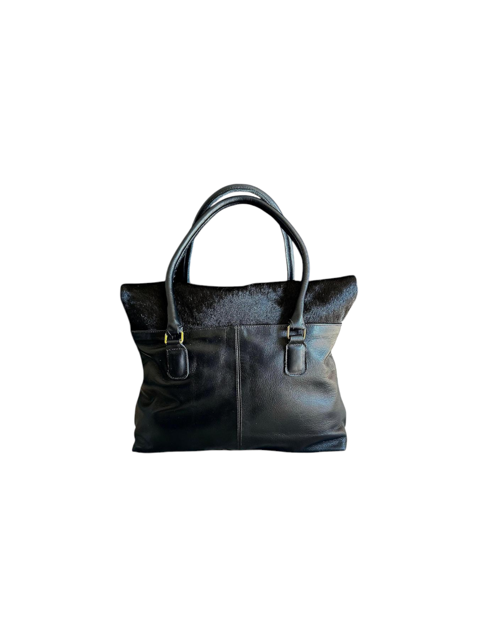 Cartera de cuero y piel Alma 101 color negro