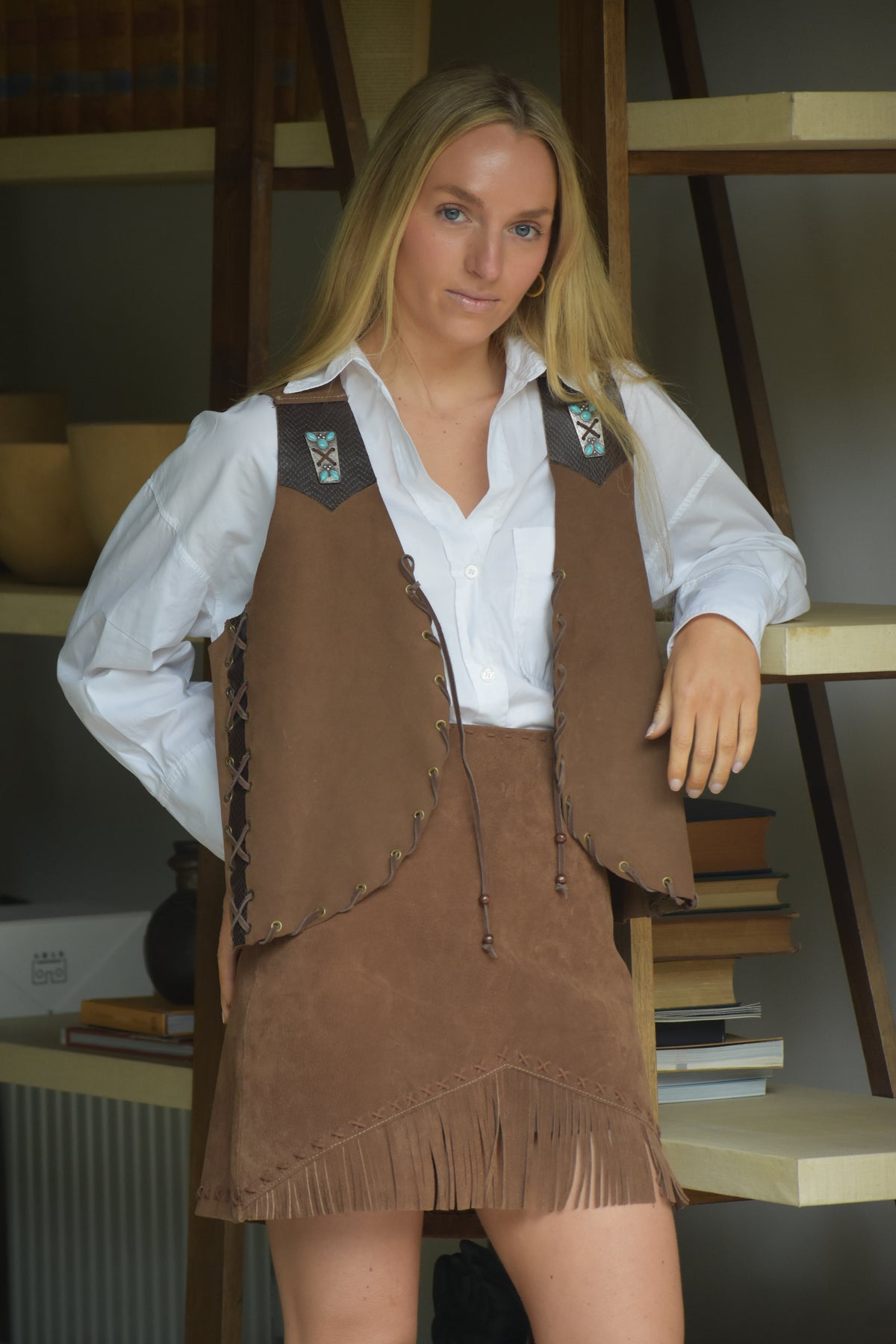 Falda Cuero Emilia