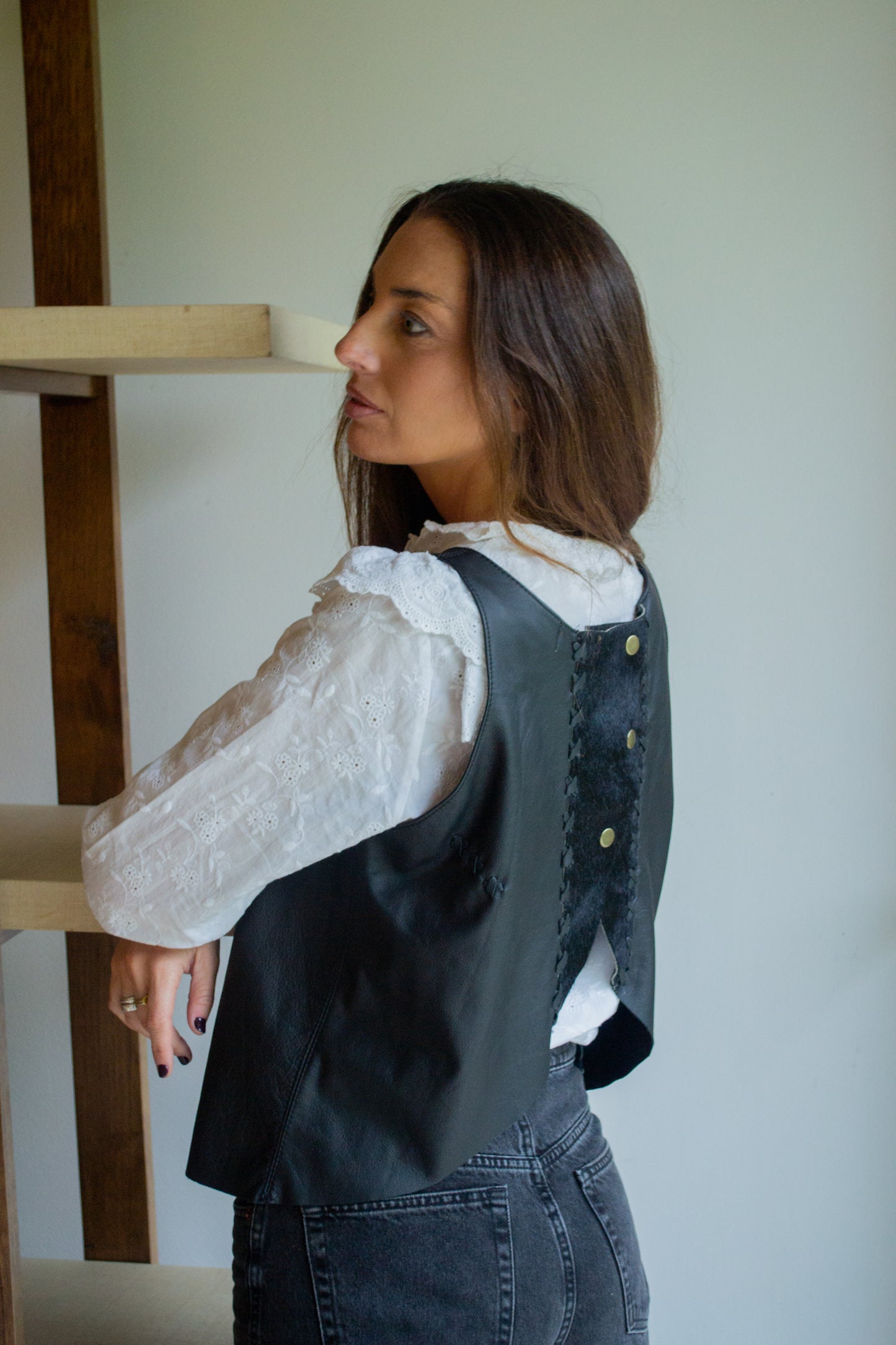 Top Cuero Juana - Paula Márquez