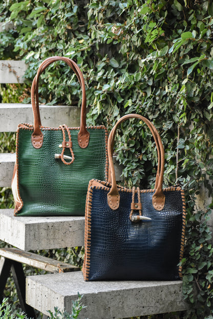 Cartera Cuero Violeta - Paula Márquez