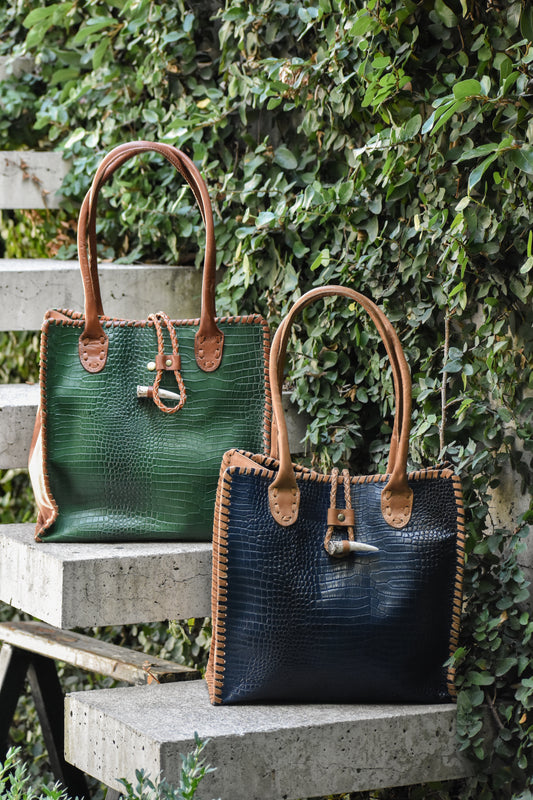 Cartera Cuero Violeta - Paula Márquez