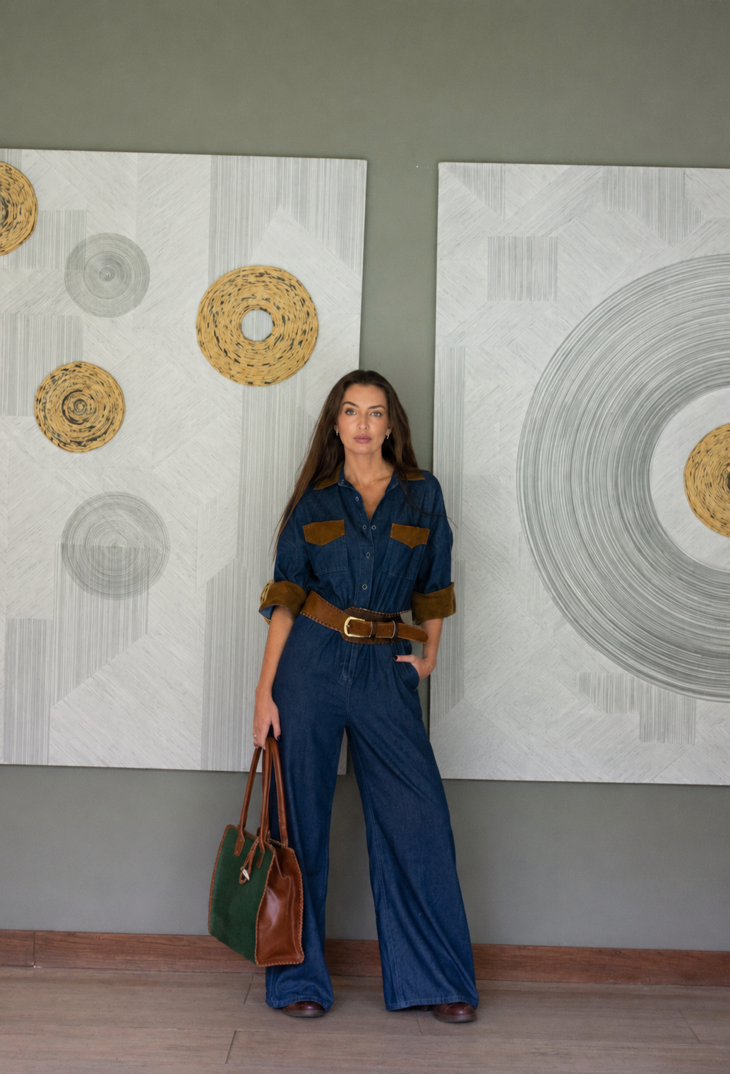 Enterito Denim 100 mezclilla