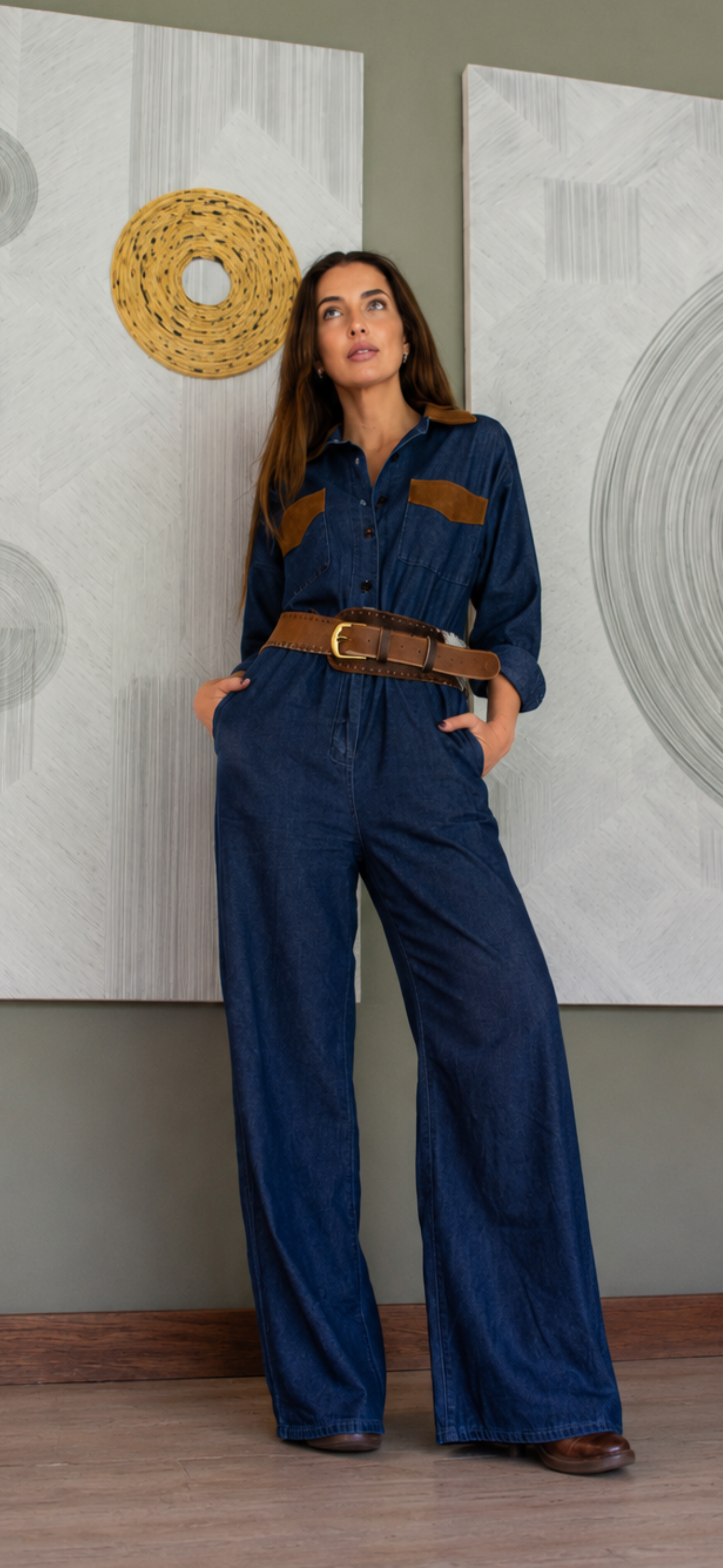 Enterito Denim 100 mezclilla