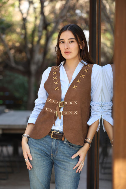 Chaqueta Beli en Gamuza o Cuero