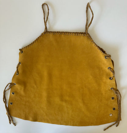 Top Gamuza Julieta color amarillo detalle - Paula Márquez
