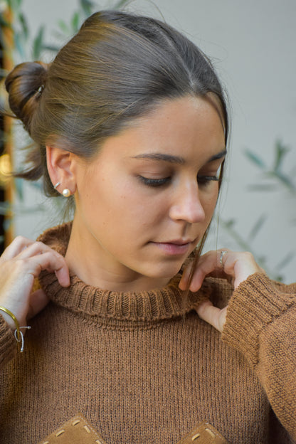 Sweater 100% Lana Rombos - Paula Márquez
