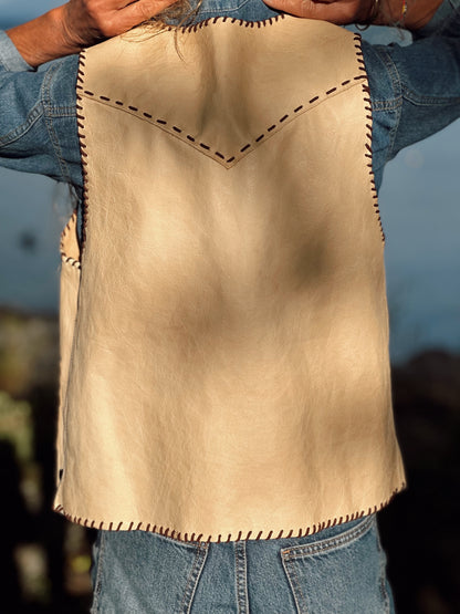 Gilet cuero Tessa - Paula Márquez