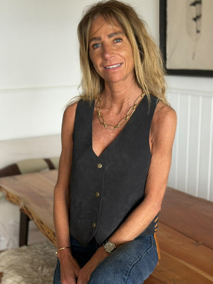 Gilet Cuero Luisa