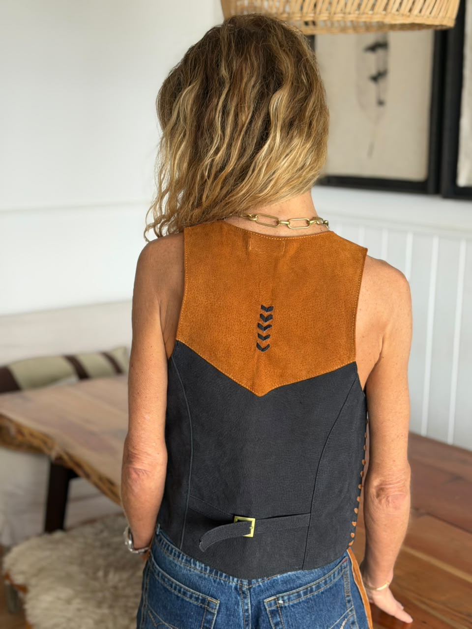Gilet Cuero Luisa