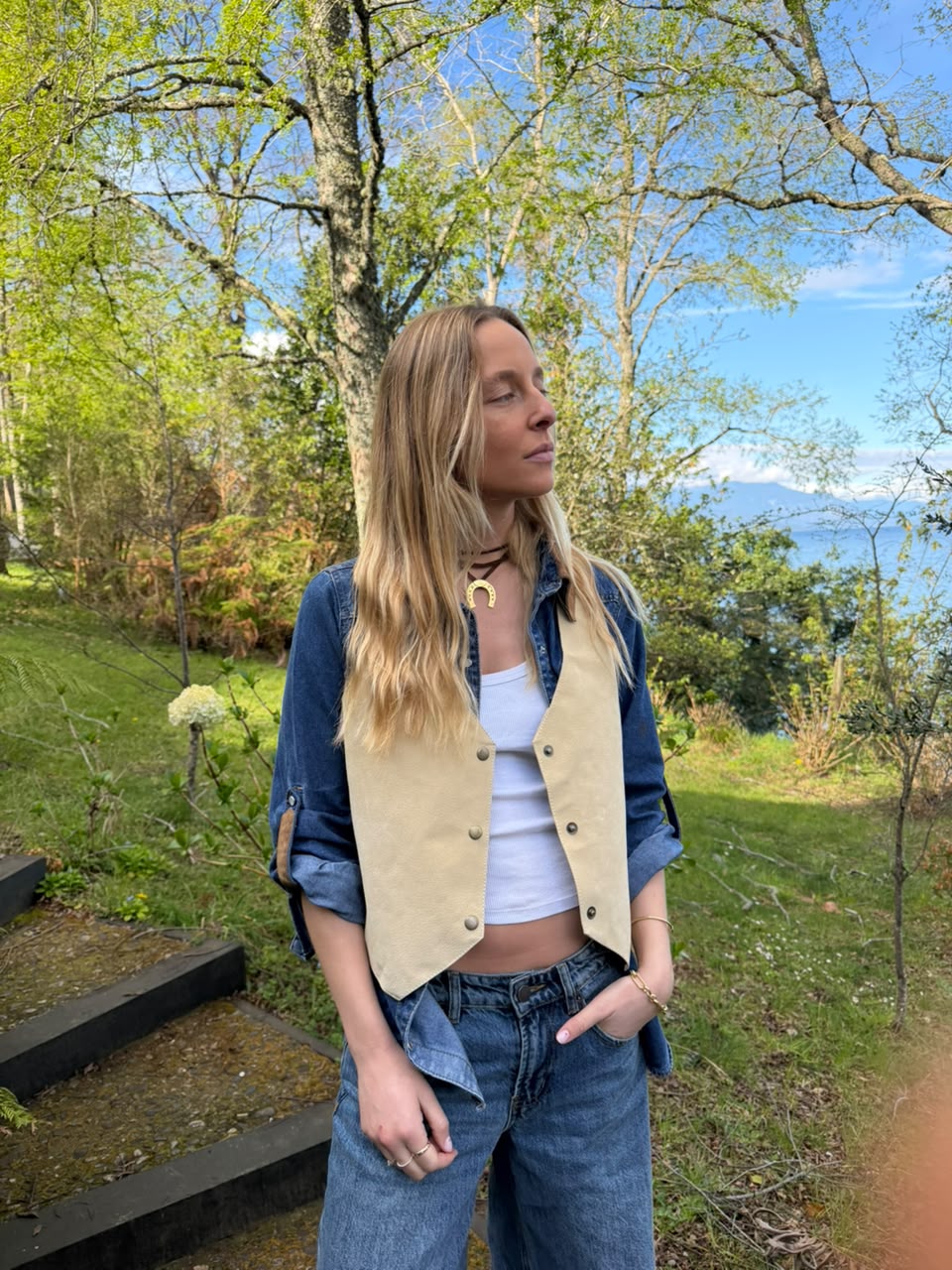 Gilet Cuero Luisa