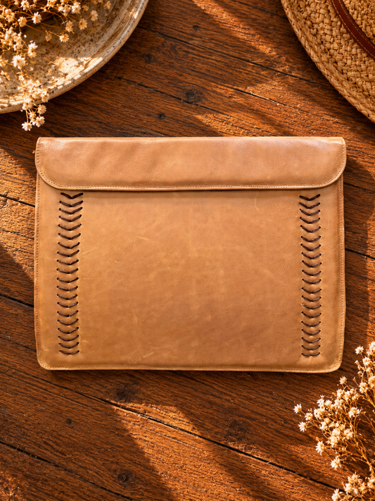 Funda de Cuero notebook espiga