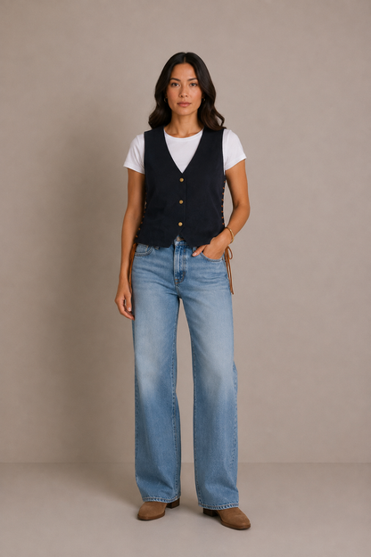 Gilet Cuero Luisa