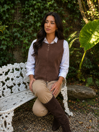 Top Cuero / Gamuza Amalia
