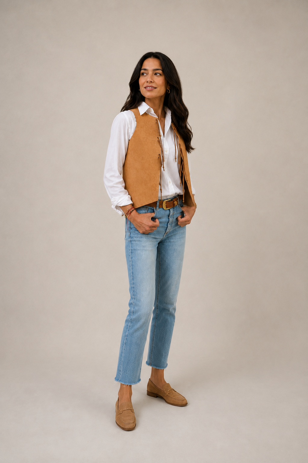 Top Cuero / Gamuza Amalia